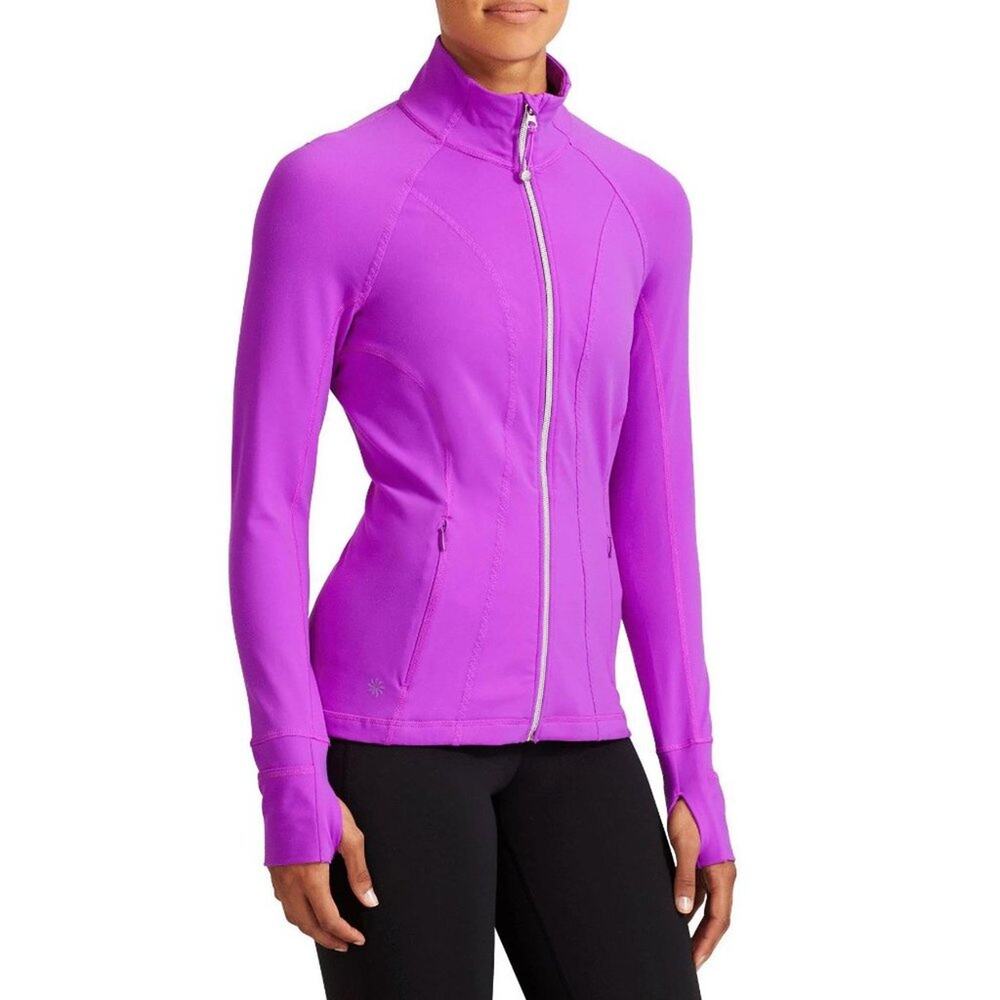 Athleta Full Zip 'Hope Jacket 2' in Jazzy Purple Size Small